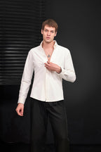 Wellington Side-Tab Trousers BLACK