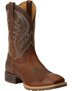ARIAT MEN'S HYBRID RANCHER WESTERN PERFORMANCE BOOTS - BROAD SQUARE TOE