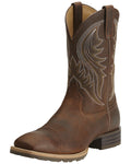 ARIAT MEN'S HYBRID RANCHER WESTERN PERFORMANCE BOOTS - BROAD SQUARE TOE