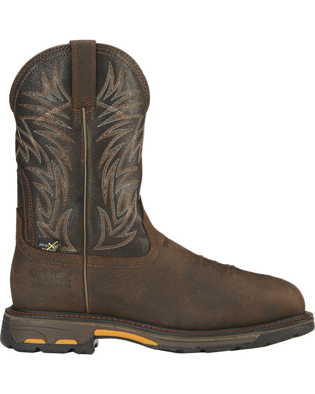 ARIAT MEN'S WORKHOG® WATERPROOF MET GUARD WESTERN WORK BOOTS - COMPOSITE TOE