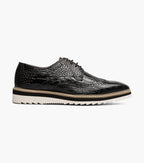 Black - Stacy Adams - Alario Wingtip Oxford