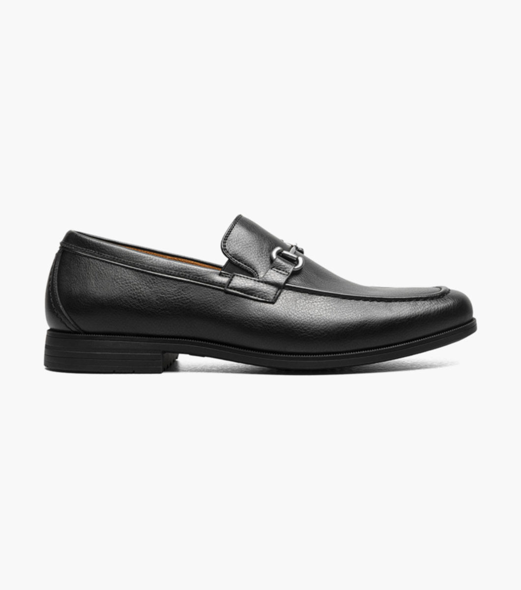 Black Tumbled - Stacy Adams - Richmont Moc Toe Bit Slip On