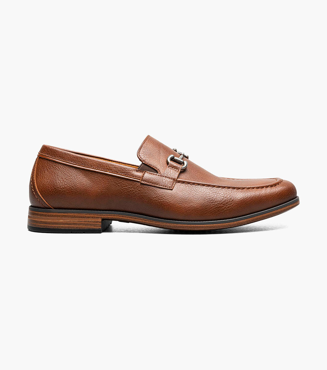 Cognac Tumbled - Stacy Adams - Richmont Moc Toe Bit Slip On