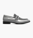 Gray - Stacy Adams - Spratley Moc Toe Saddle Slip On