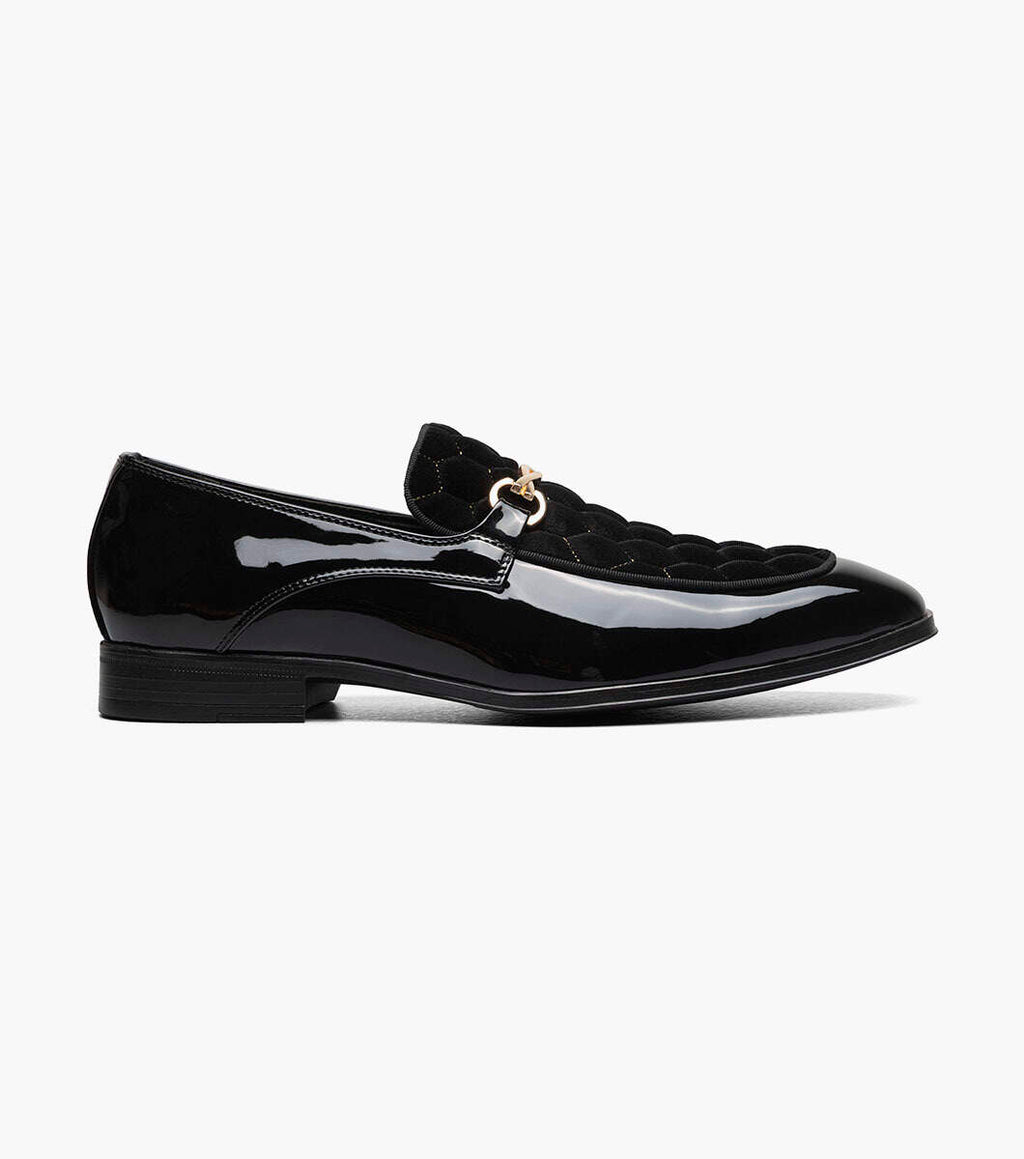 Black - Stacy Adams - Sprague Moc Toe Bit Slip On