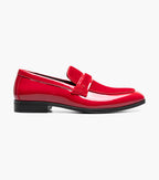 Red - Stacy Adams - Spratley Moc Toe Saddle Slip On