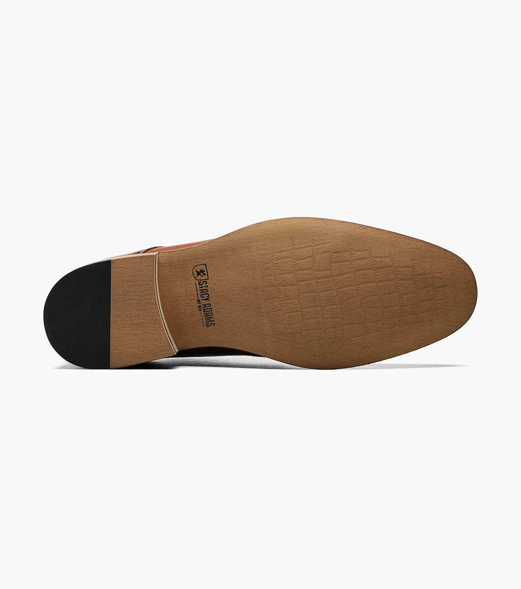 Cognac - Stacy Adams - Dickinson Cap Toe Oxford