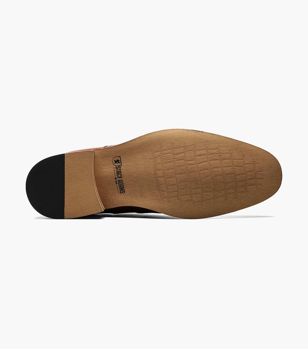 Cognac - Stacy Adams - Dunbar Wingtip Oxford