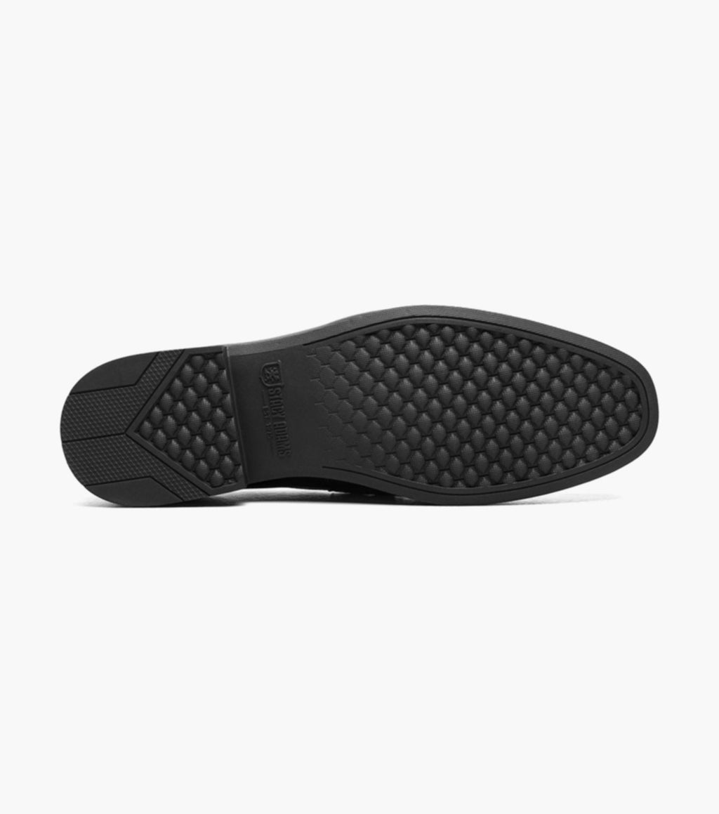 Black Tumbled - Stacy Adams - Richmont Moc Toe Bit Slip On