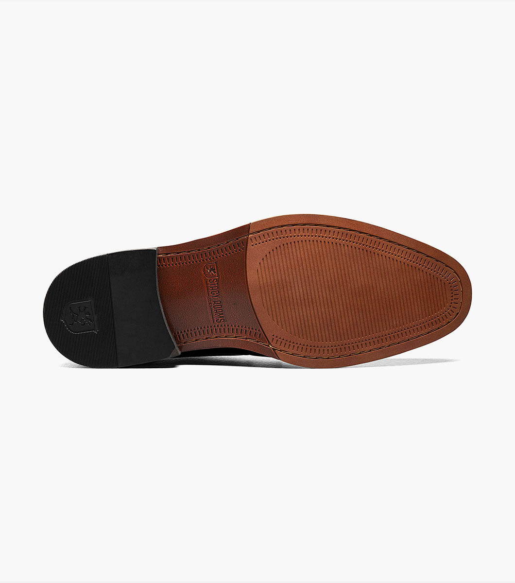 Chocolate - Stacy Adams - Maury Cap Toe Chelsea Boot