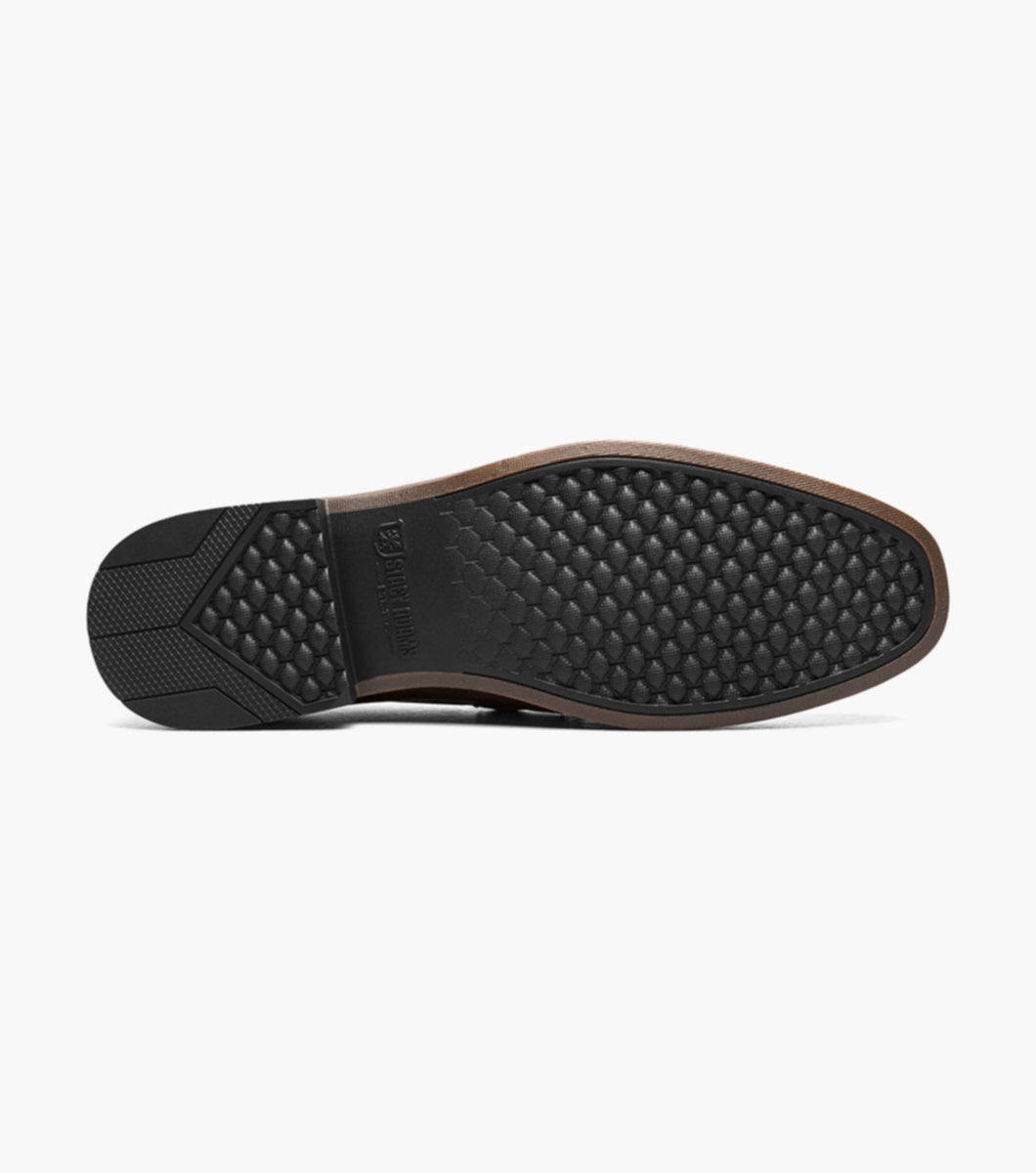 Cognac Tumbled - Stacy Adams - Richmont Moc Toe Bit Slip On