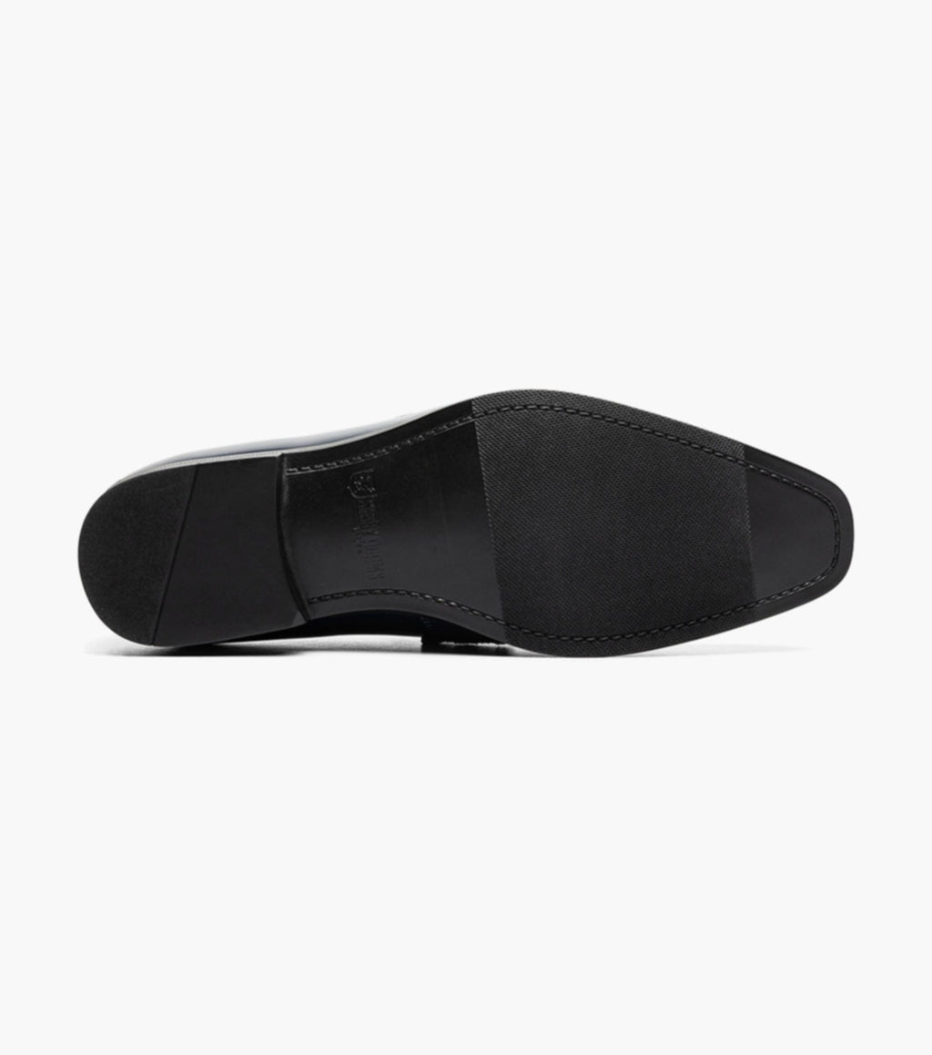 Navy - Stacy Adams - Spratley Moc Toe Saddle Slip On