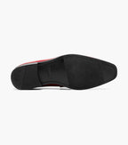 Red - Stacy Adams - Spratley Moc Toe Saddle Slip On