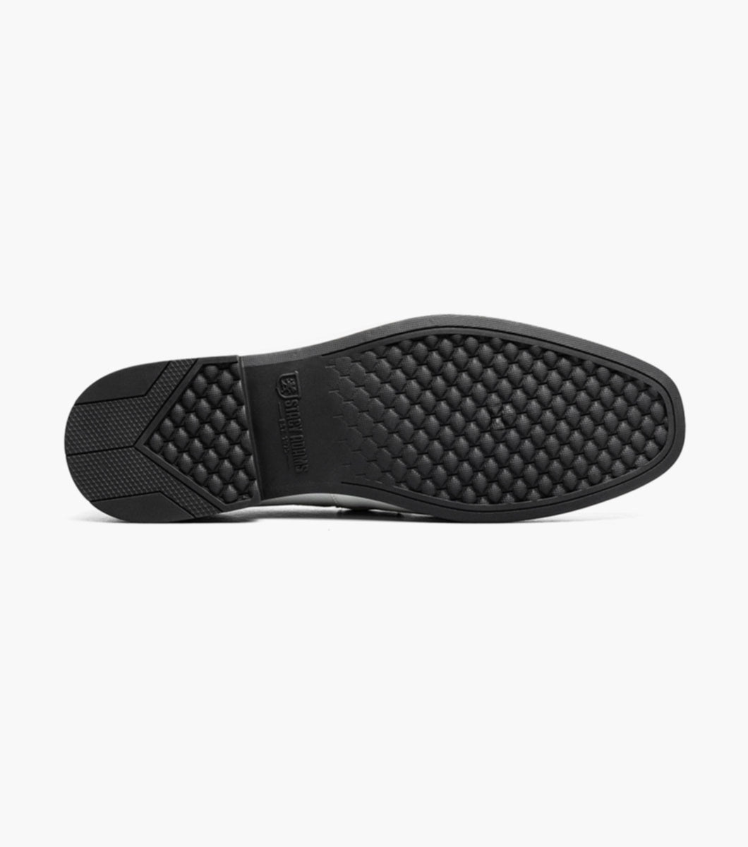 White Tumbled - Stacy Adams - Richmont Moc Toe Bit Slip On
