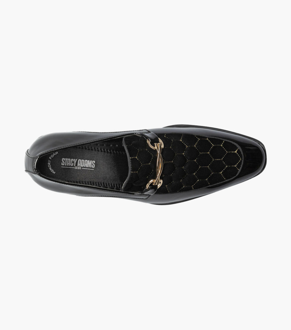 Black - Stacy Adams - Sprague Moc Toe Bit Slip On