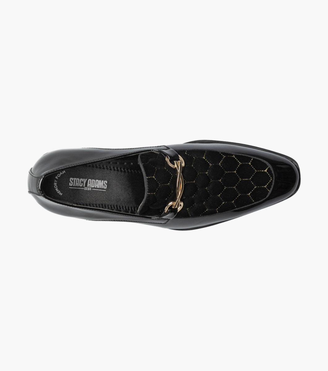 Black - Stacy Adams - Sprague Moc Toe Bit Slip On