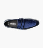 Navy - Stacy Adams - Spratley Moc Toe Saddle Slip On