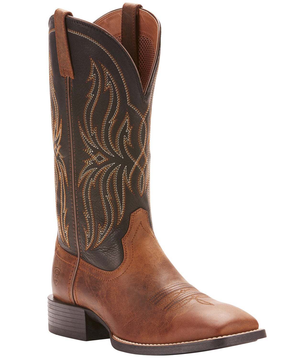 ARIAT MEN'S RUSTLER BRUTE WESTERN BOOTS - BROAD SQUARE TOE
