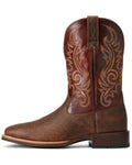 ARIAT MEN'S BAR TOP BARREL LASCO ULTRA PERFORMANCE WESTERN BOOT - BROAD SQUARE TOE