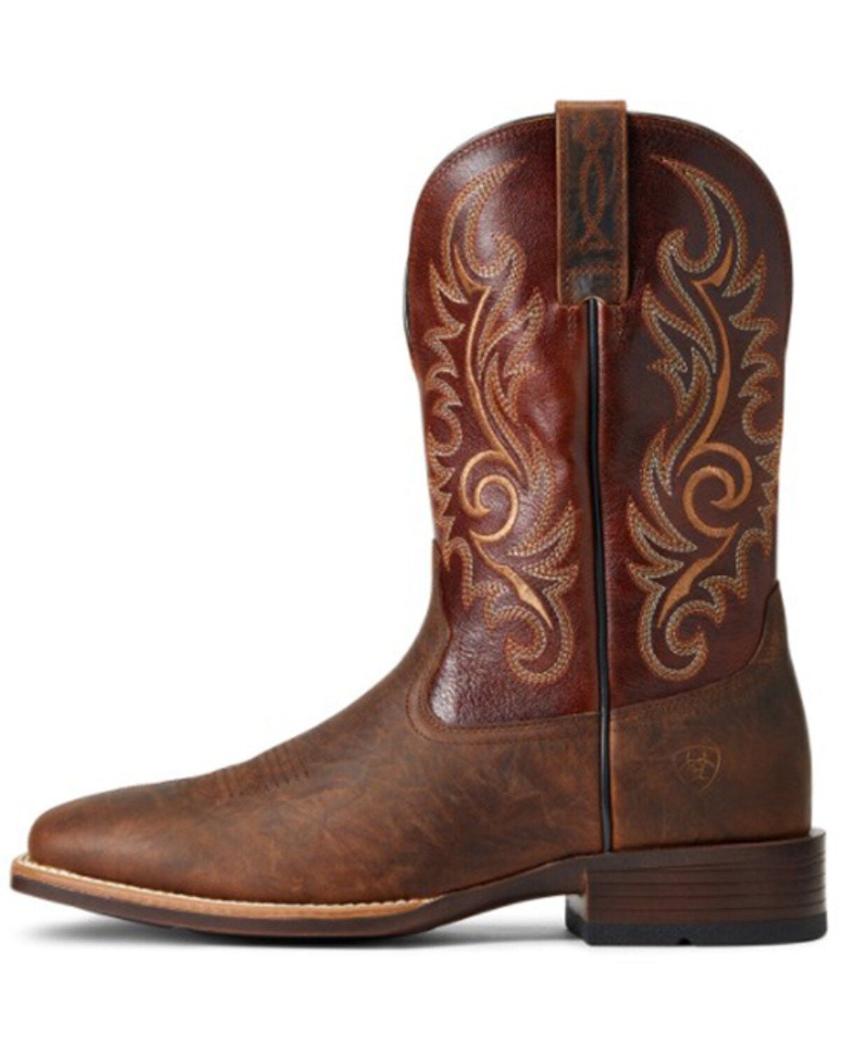 ARIAT MEN'S BAR TOP BARREL LASCO ULTRA PERFORMANCE WESTERN BOOT - BROAD SQUARE TOE