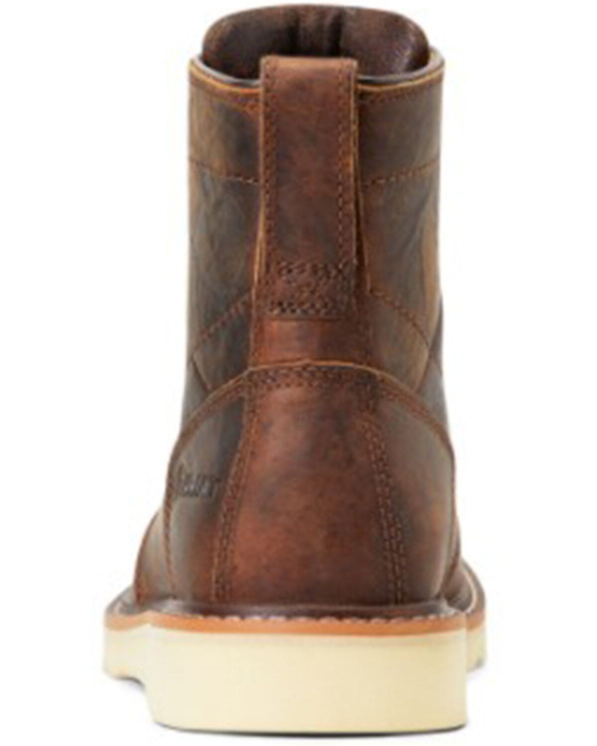 ARIAT MEN'S RECON LACE BARN BROWN FULL-GRAIN CASUAL WEDGE BOOT - ROUND TOE