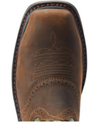 ARIAT MEN'S SIERRA SHOCK SHIELD WESTERN BOOTS - STEEL TOE