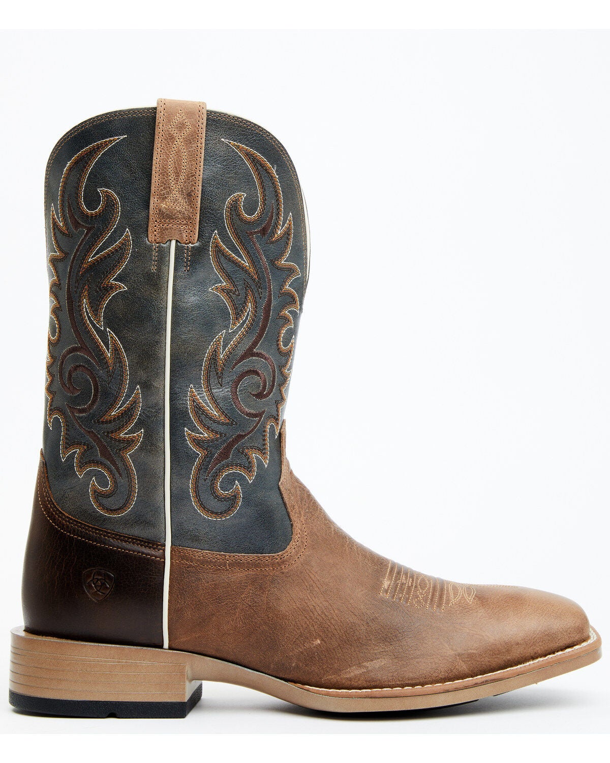 ARIAT MEN'S LASCO ULTRA LIGHT WESTERN PERFORMANCE BOOTS - BROAD SQUARE TOE