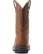 ARIAT MEN'S SIERRA SHOCK SHIELD PATRIOTIC WESTERN WORK BOOTS - BROAD SQUARE TOE