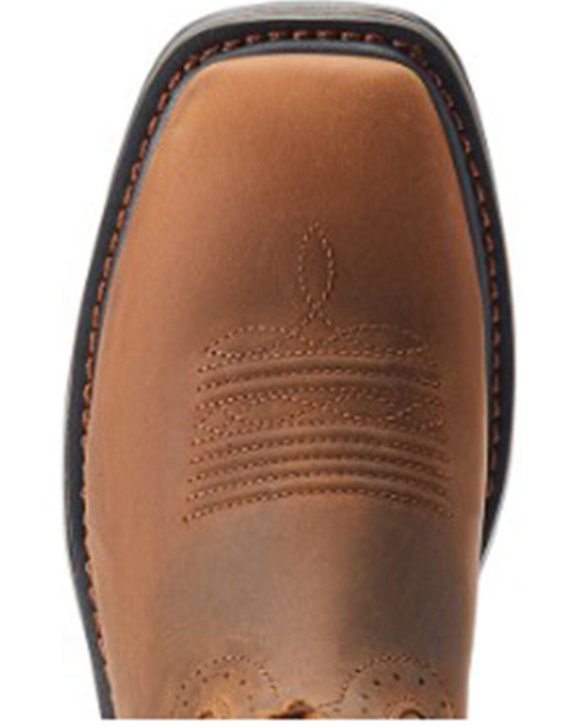 ARIAT MEN'S SIERRA SHOCK SHIELD PATRIOTIC WESTERN WORK BOOTS - BROAD SQUARE TOE