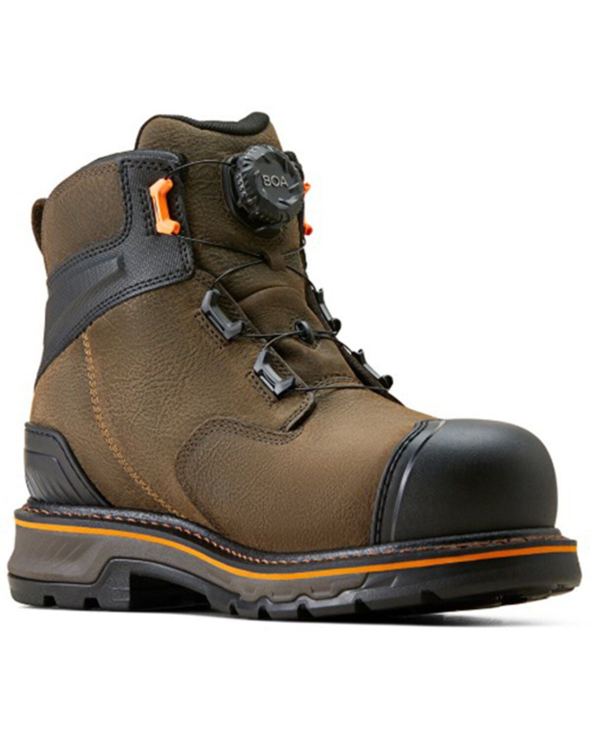 ARIAT MEN'S 6" STUMP JUMPER BOA® WATERPROOF WORK BOOTS - COMPOSITE TOE