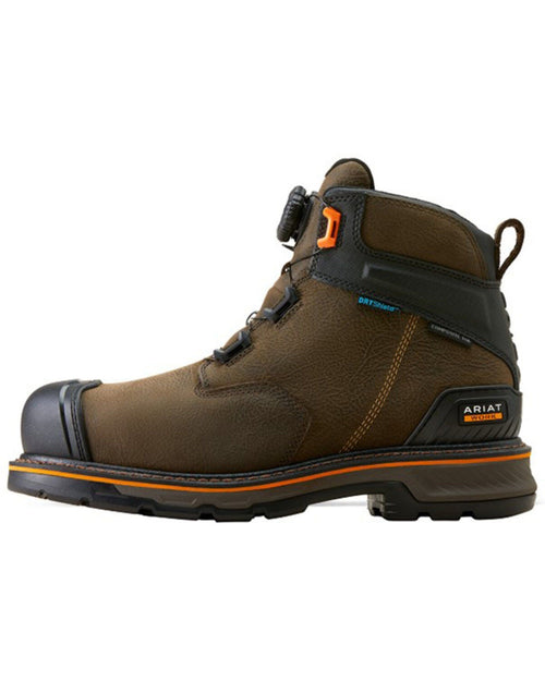 ARIAT MEN'S 6" STUMP JUMPER BOA® WATERPROOF WORK BOOTS - COMPOSITE TOE