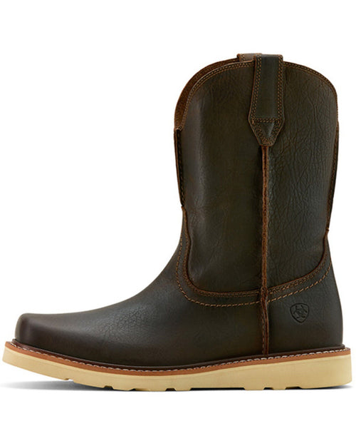 ARIAT MEN'S RAMBLER RECON WESTERN BOOTS - BROAD SQUARE TOE