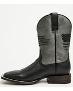 ARIAT MEN'S CIRCUIT PATRIOT WESTERN BOOTS - BROAD SQUARE TOE
