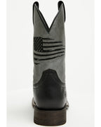 ARIAT MEN'S CIRCUIT PATRIOT WESTERN BOOTS - BROAD SQUARE TOE