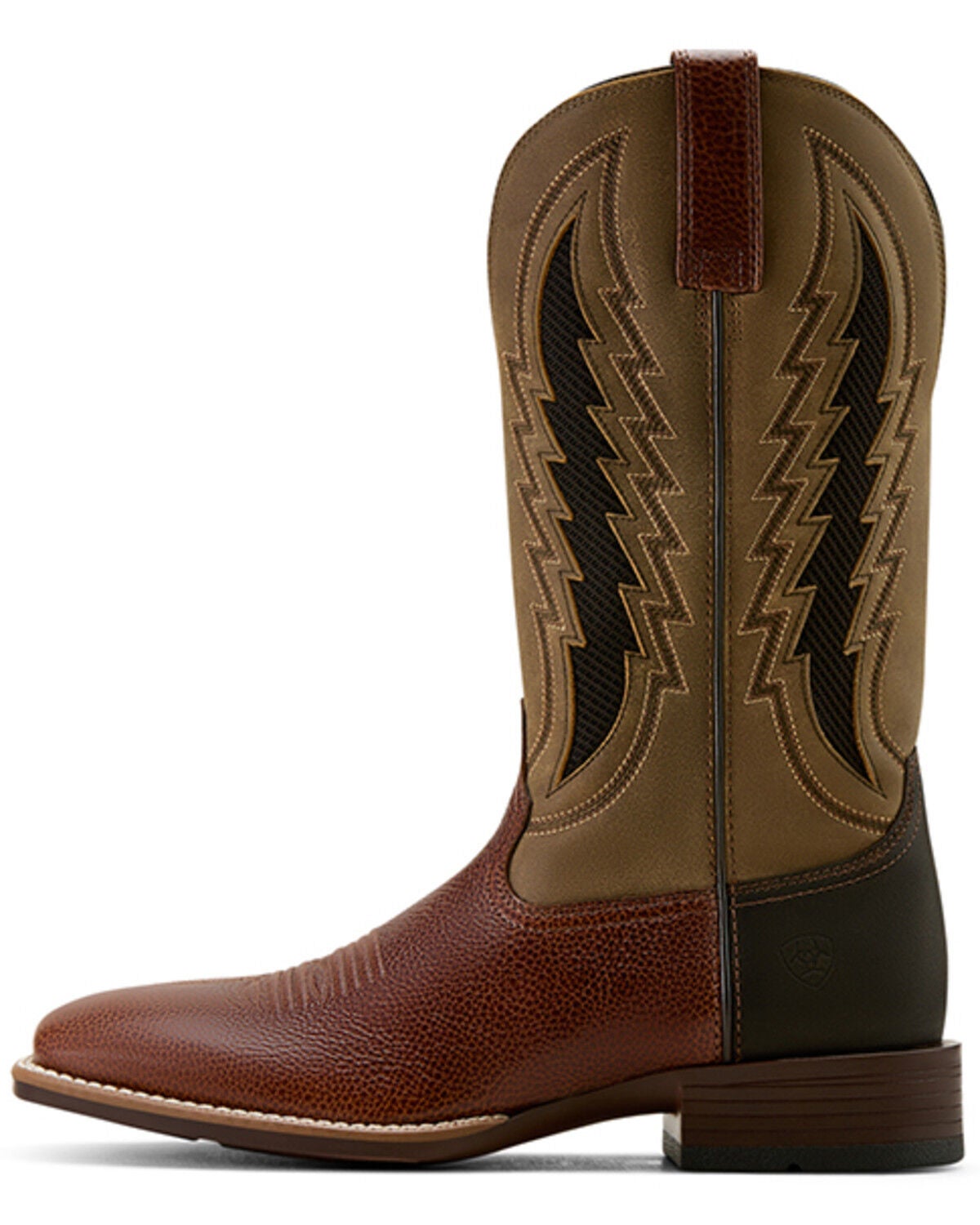 ARIAT MEN'S DAKOTA VENTTEK PERFORMANCE WESTERN BOOTS - BROAD SQUARE TOE