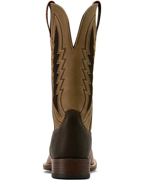 ARIAT MEN'S DAKOTA VENTTEK PERFORMANCE WESTERN BOOTS - BROAD SQUARE TOE