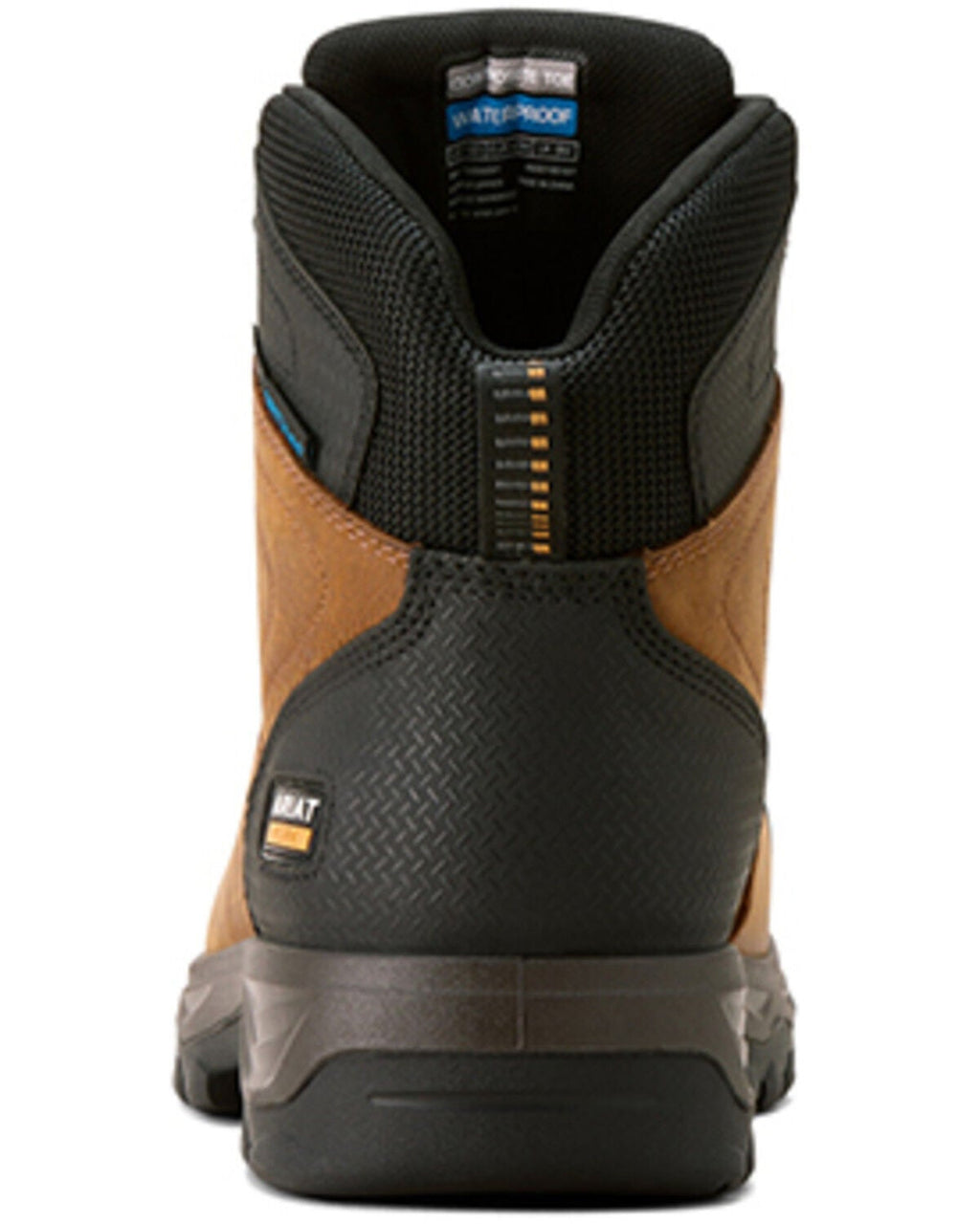 ARIAT MEN'S 6" TURBO DURATREAD XTR WATERPROOF WORK BOOTS - CARBON TOE