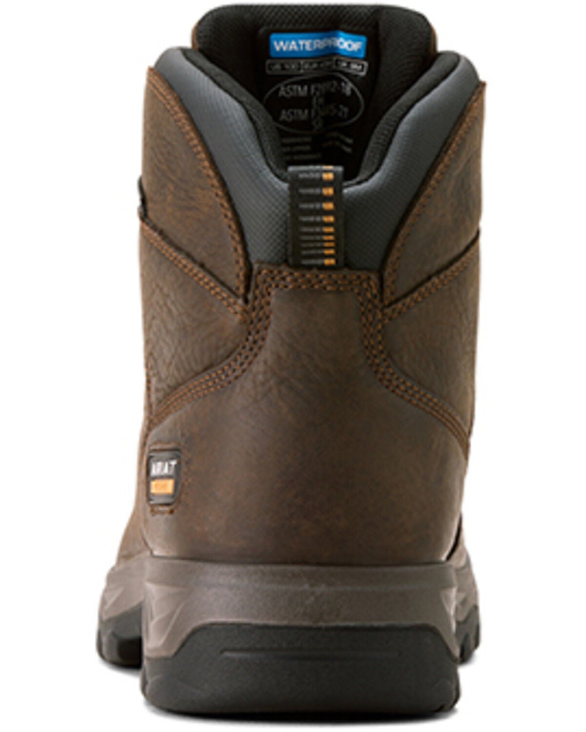 ARIAT MEN'S 6" TURBO DURATREAD WATERPROOF WORK BOOTS - SOFT TOE