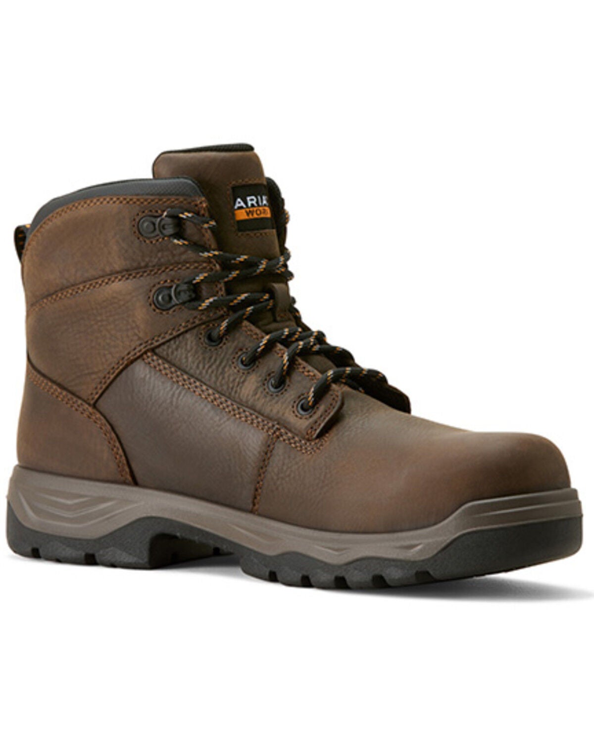 ARIAT MEN'S TURBO DURATREAD 6" WATERPROOF WORK BOOTS - CARBON TOE
