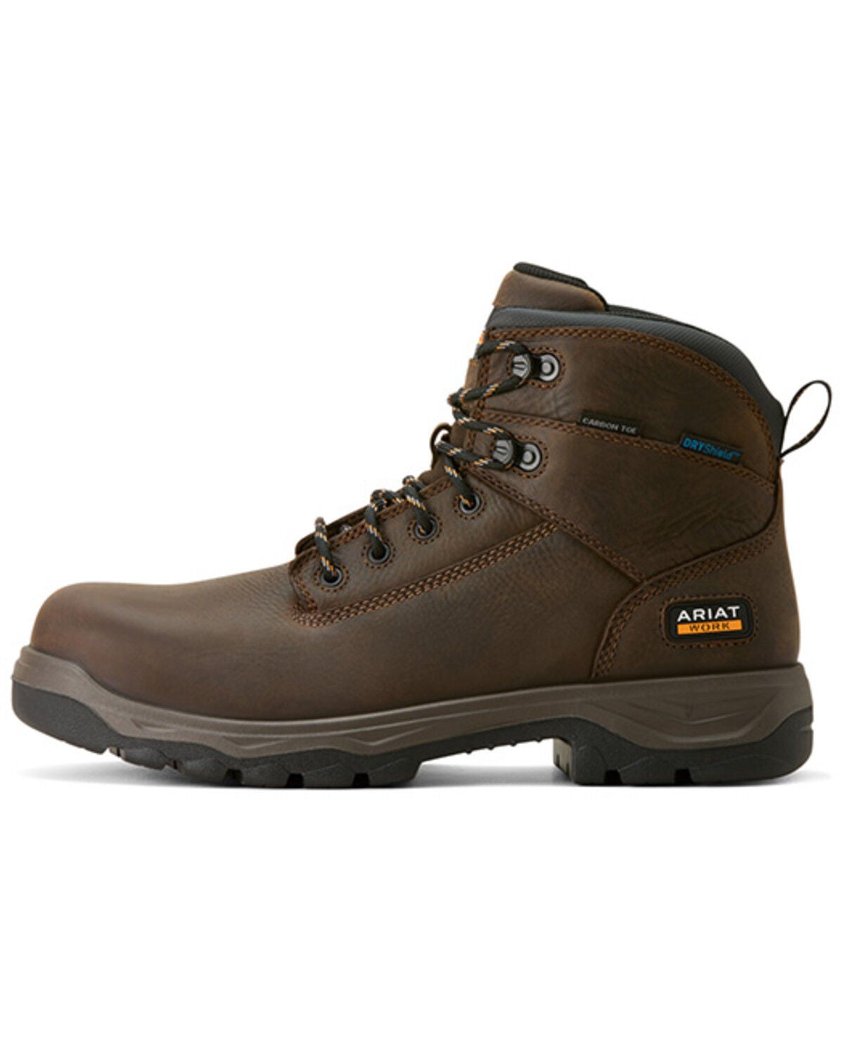 ARIAT MEN'S TURBO DURATREAD 6" WATERPROOF WORK BOOTS - CARBON TOE