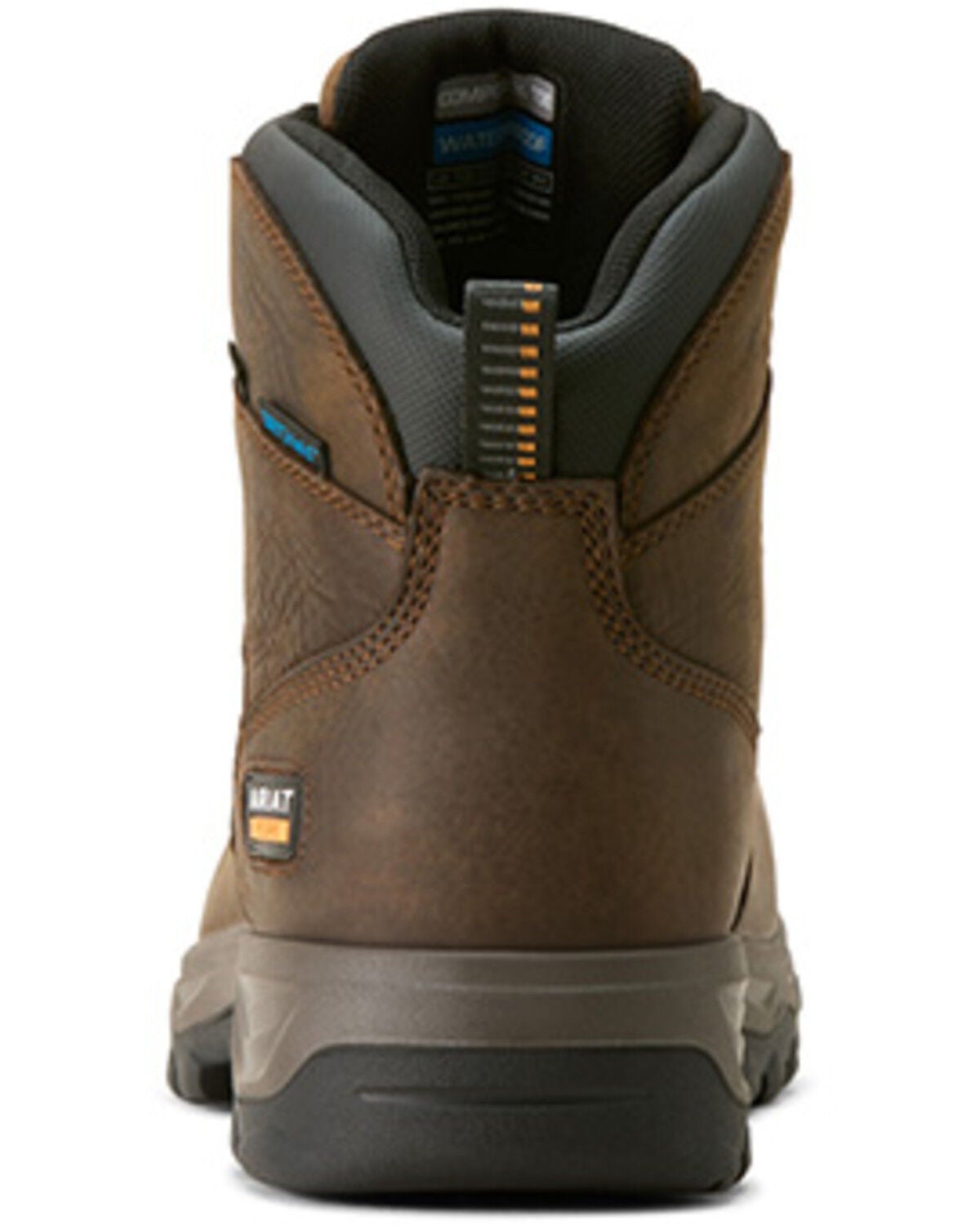 ARIAT MEN'S TURBO DURATREAD 6" WATERPROOF WORK BOOTS - CARBON TOE