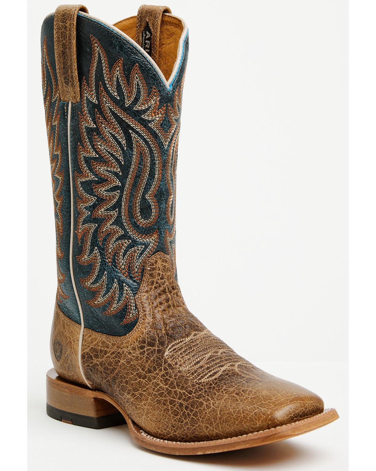 ARIAT MEN'S GOLD POINT WESTERN BOOTS - BROAD SQUARE TOE