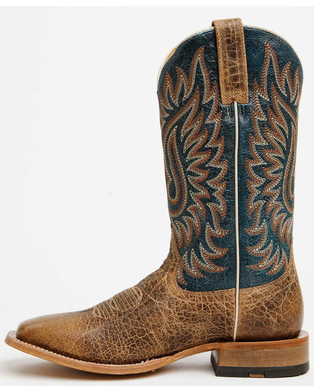 ARIAT MEN'S GOLD POINT WESTERN BOOTS - BROAD SQUARE TOE