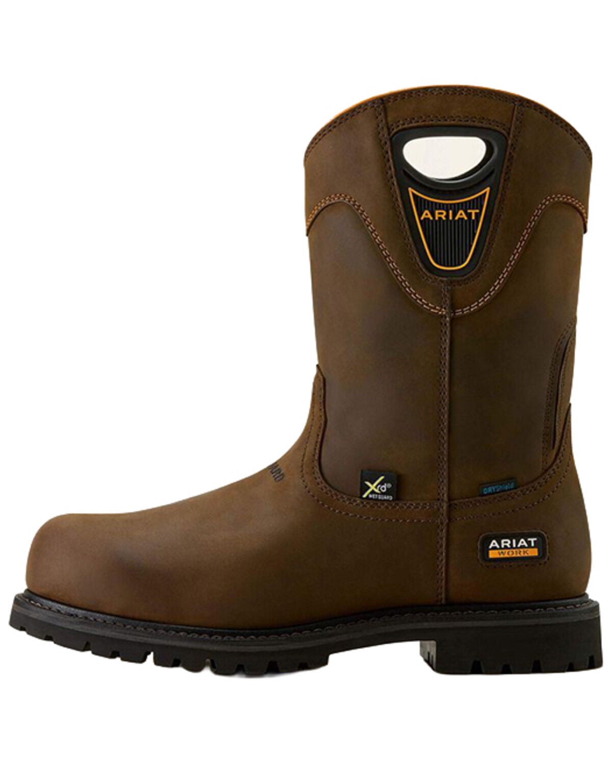 ARIAT MEN'S LONGVIEW SHOCK SHIELD METGUARD WATERPROOF WORK BOOTS - COMPOSITE TOE
