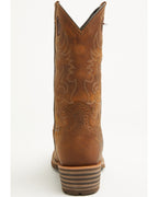 ARIAT MEN'S HYBRID ROUGHSTOCK DISTRESSED PERFORMANCE WESTERN BOOTS - SQUARE TOE