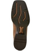 ARIAT MEN'S SPORT STEER SKULL PERFORMANCE WESTERN BOOTS - BROAD SQUARE TOE