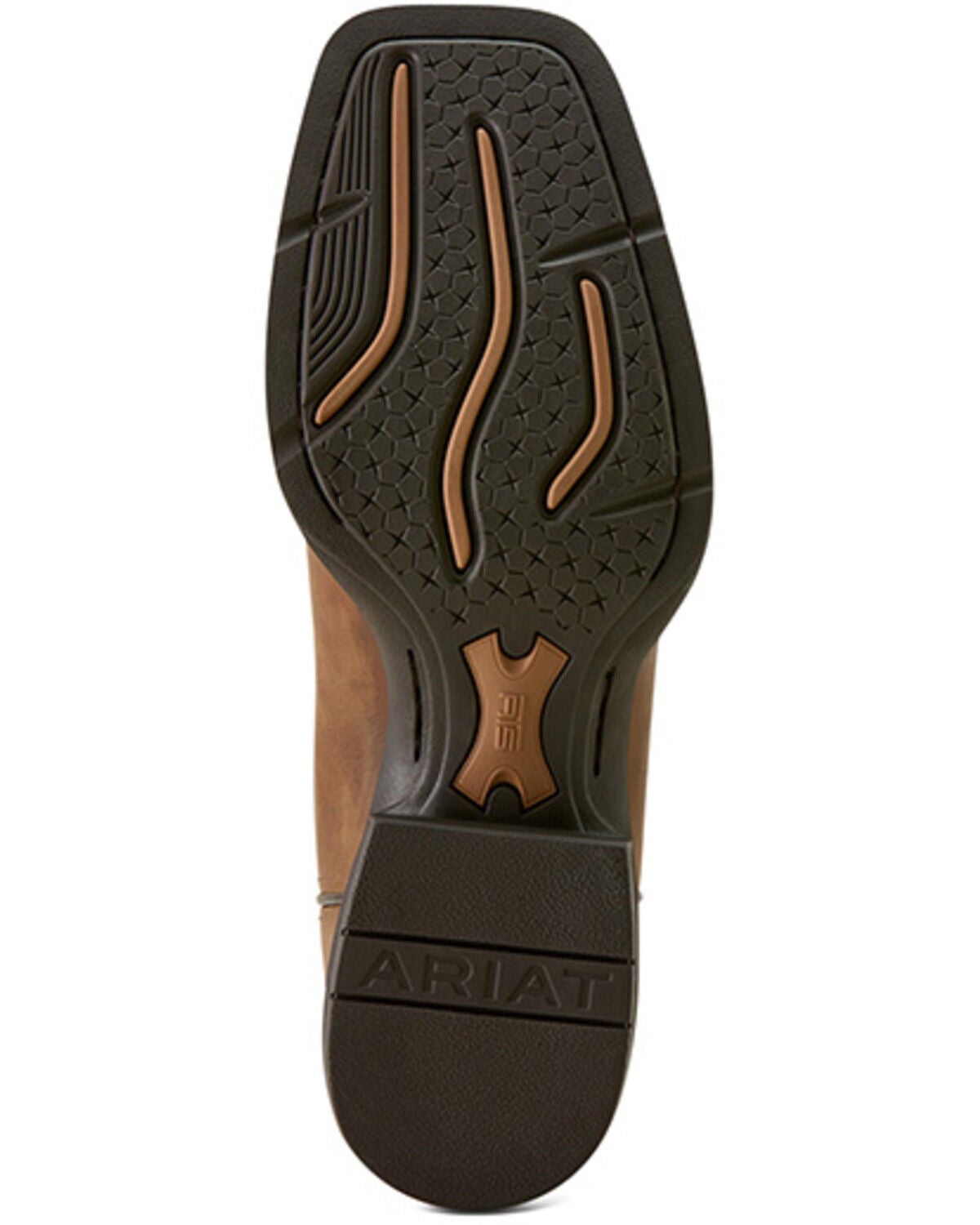 ARIAT MEN'S SPORT STEER SKULL PERFORMANCE WESTERN BOOTS - BROAD SQUARE TOE