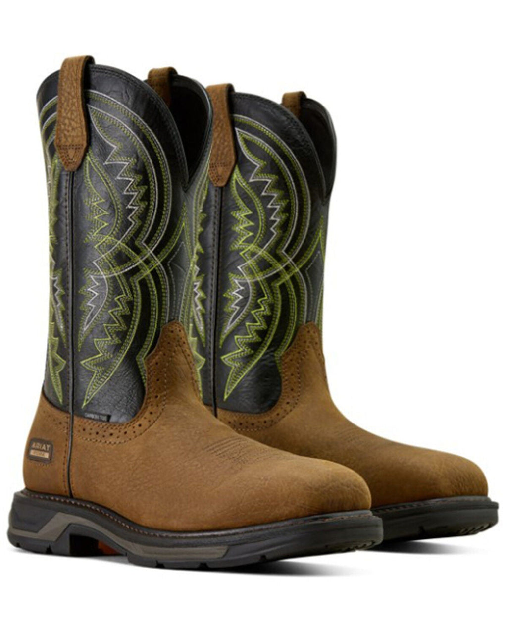 ARIAT MEN'S WORKHOG® XT COIL PULL-ON WORK BOOTS - CARBON TOE