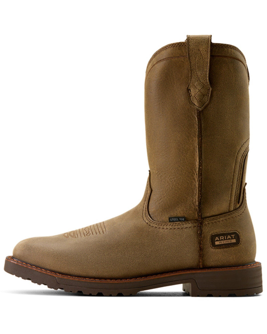 ARIAT MEN'S ACTIVATOR PULL-ON WORK WORK BOOTS - STEEL TOE