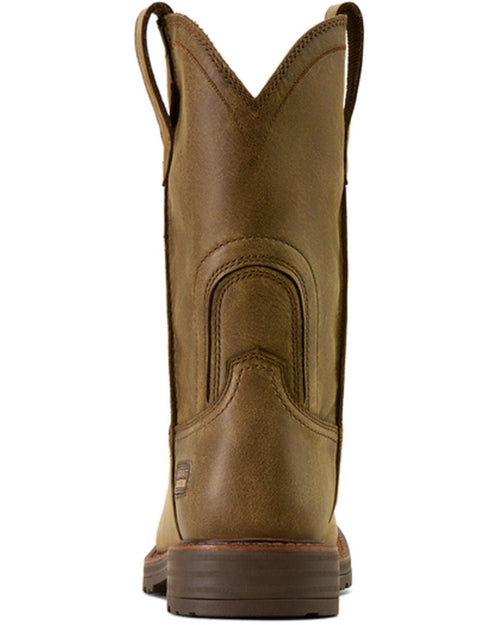 ARIAT MEN'S ACTIVATOR PULL-ON WORK WORK BOOTS - STEEL TOE